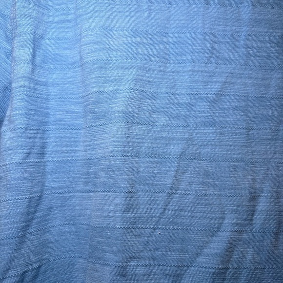 Hugo Boss - Blue Office Wear Basic Casual Long Sleeve V-Neck Shirt in Size XL - Picture 6 of 7